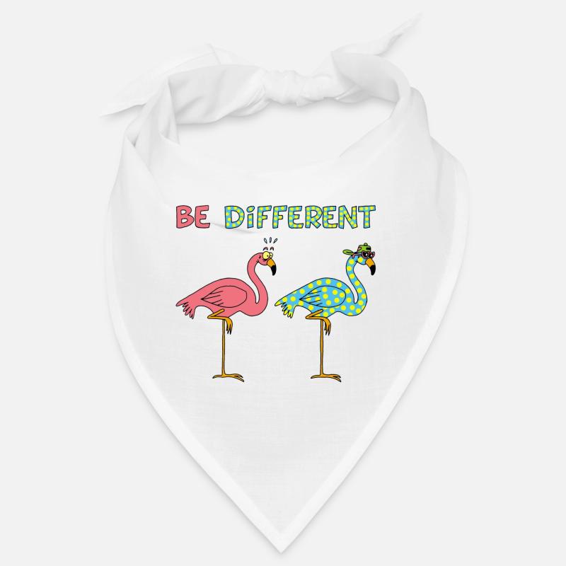 Flamant rose différent Bandana