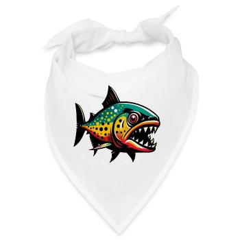 Piranha - Bandana - Weiß - Vorne