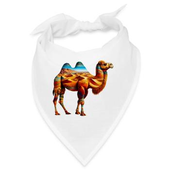 Kamel - Bandana - Weiß - Vorne