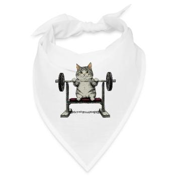 Fit Cat - Bandana - Weiß - Vorne