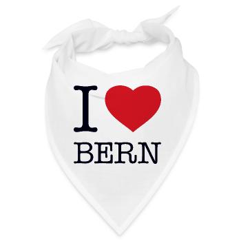 I LOVE BERN - Bandana - Weiß - Vorne