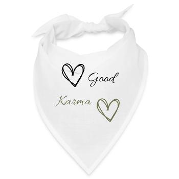 Good karma - Bandana - Weiß - Vorne