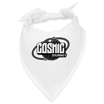 Cosmic Journey – Futuristisches Space-Design - Bandana - Weiß - Vorne