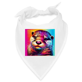 Otter - Bandana - Weiß - Vorne