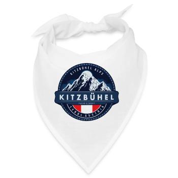Kitzbühel , Kitzbüheler Alpen, Österreich - Bandana - Weiß - Vorne