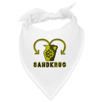 Sandkrug Dorf Brandenburg - Bandana - Weiß - Vorne