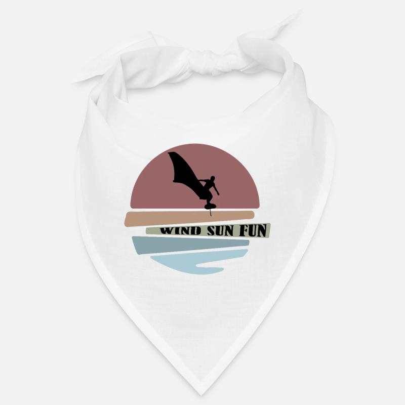 Wingfoil sunset Silhouette Bandana
