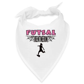 Futsal Rentnerin Futsalerin Rente Ruhestand - Bandana - Weiß - Vorne