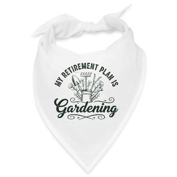 Gartenfreude im Ruhestand - Bandana - Weiß - Vorne
