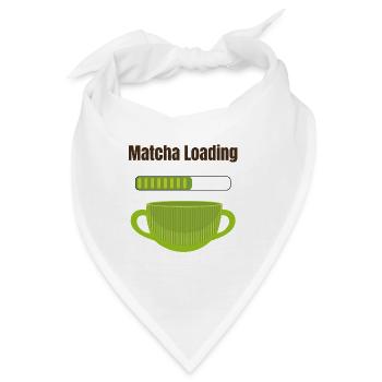 Matcha Loading - Bandana - Weiß - Vorne