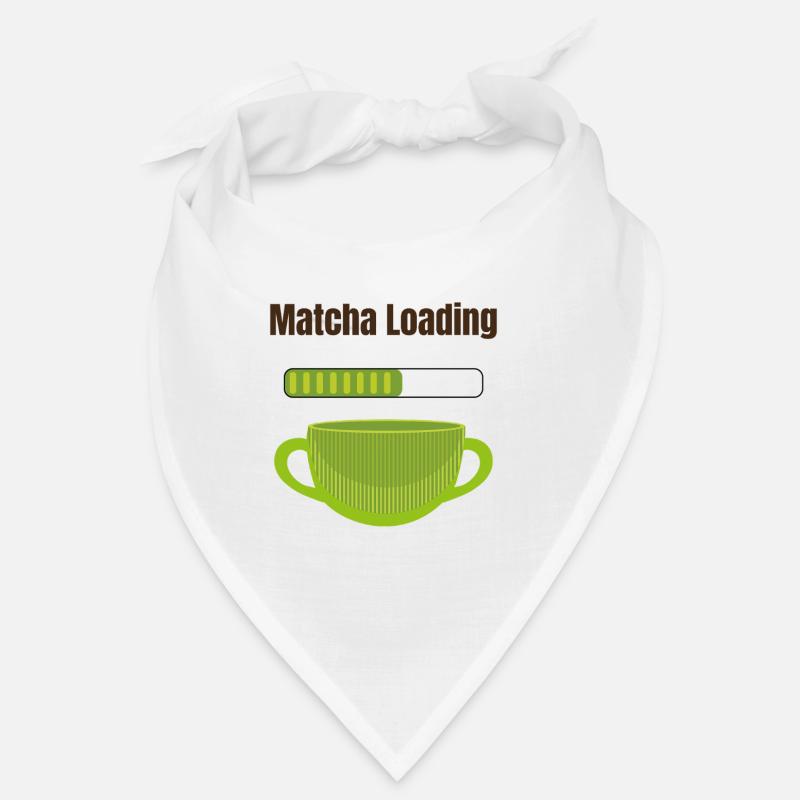 Matcha Loading - Bandana - Weiß