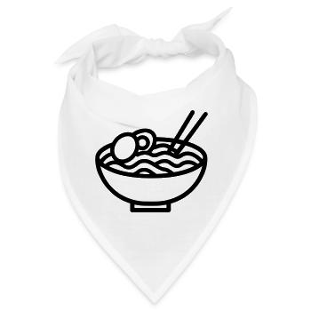 Ramen - Bandana - Weiß - Vorne