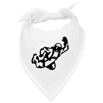 Skydive - Bandana - Weiß - Vorne