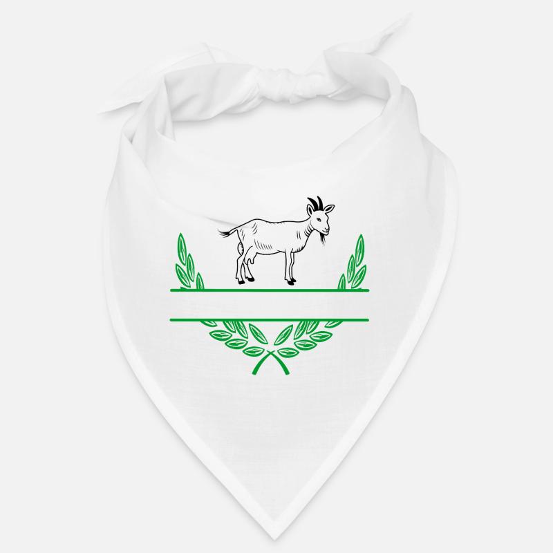 Goat Laurel Wreath with Namespace Bandana