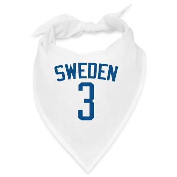 Schweden 3 – Sportdesign - Bandana - Weiß - Vorne