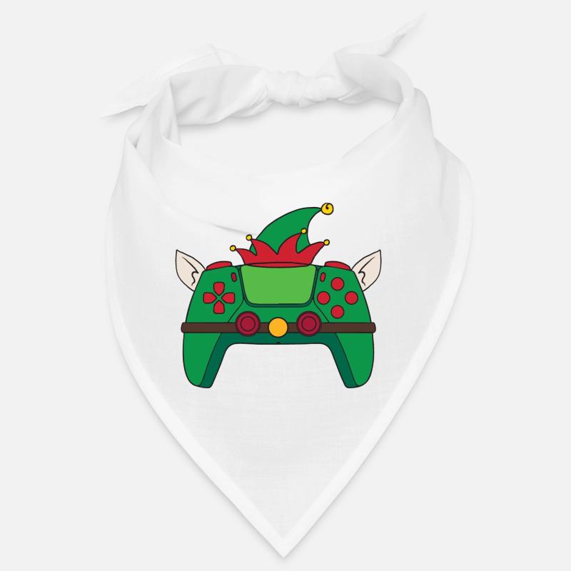 Elf Videospiel-Controller Weihnachts-Gamer-Elf Bandana
