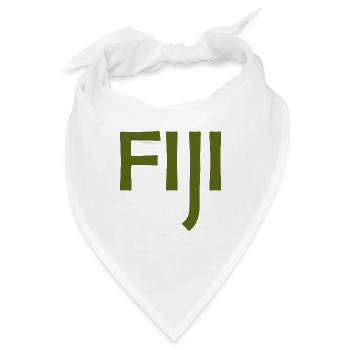 Fiji - Fidschi - Inseln - Pazifik - Südsee - Bandana - Weiß - Vorne