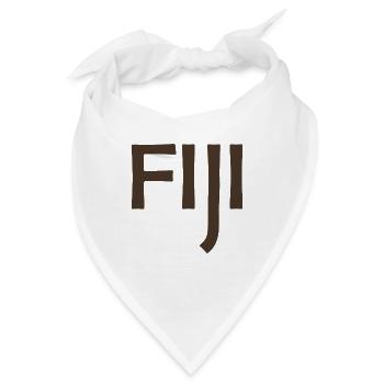 Fiji - Fidschi - Inseln - Pazifik - Südsee - Bandana - Weiß - Vorne