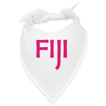 Fiji - Fidschi - Inseln - Pazifik - Südsee - Bandana - Weiß - Vorne