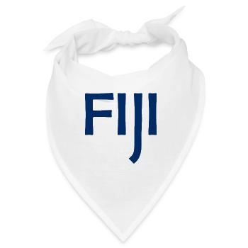 Fiji - Fidschi - Inseln - Pazifik - Südsee - Bandana - Weiß - Vorne