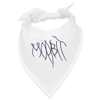 Berlin Moabit Hoodie Moabit T-Shirt. - Bandana - Weiß - Vorne