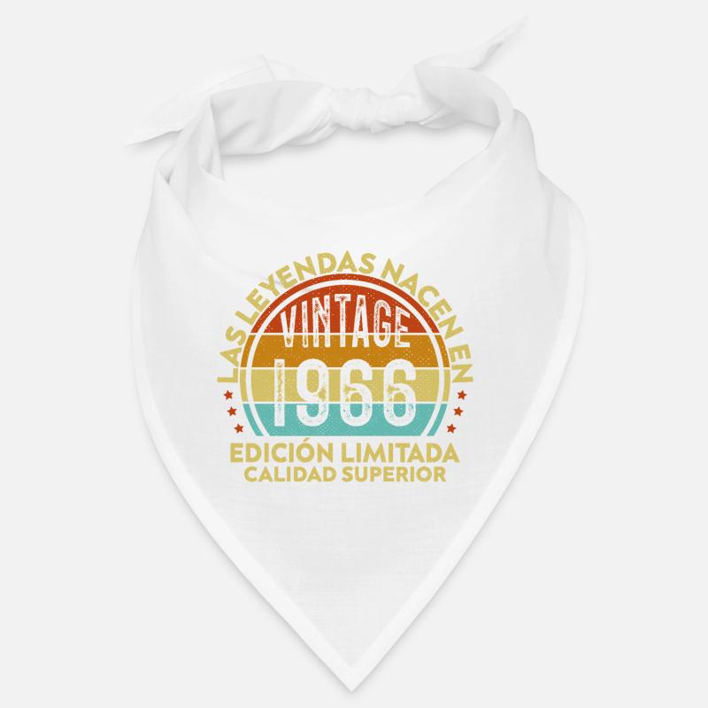 1966 Vintage Retro Birthday Gift Bandana