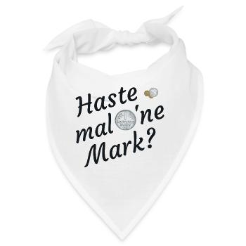 Haste Mal Eine Mark Nostalgie - Bandana - Weiß - Vorne