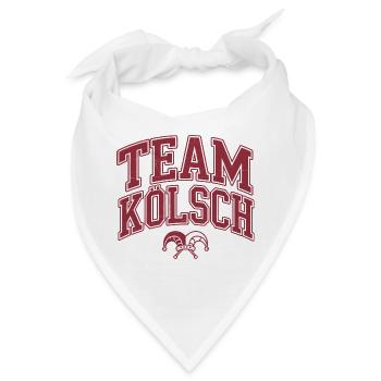 Team Kölsch - Karneval Kostüm - Bandana - Weiß - Vorne