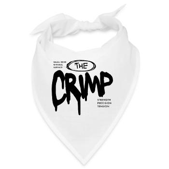 Small Climbing hält den Crimp-Boulder-Slang - Bandana - Weiß - Vorne