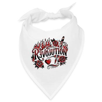 Diversity & Inclusion, Revolution Hoodie, Tasse - Bandana - Weiß - Vorne