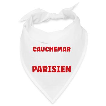 Ich hatte einen Pariser Albtraum - Bandana - Weiß - Vorne