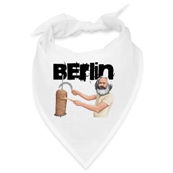 Berlin Döner Marx - Bandana - Weiß - Vorne