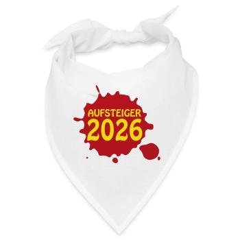 Aufsteiger 2026 Aufstieg - Bandana - Weiß - Vorne