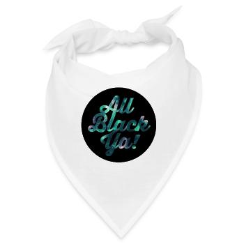 All Black Ya Galaxy Glitzer - Bandana - Weiß - Vorne