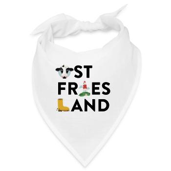 Ostfriesland - Bandana - Weiß - Vorne