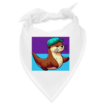 Otter - Bandana - Weiß - Vorne