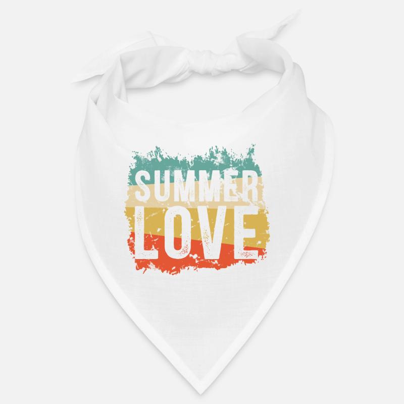 L’amour d’été dans le grunge rétro Bandana
