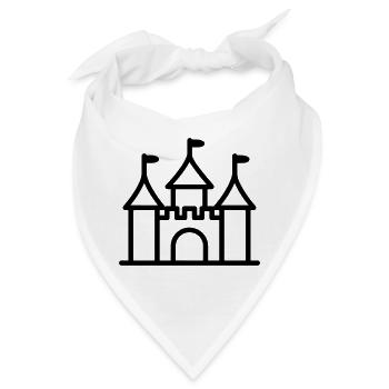 Burg - Bandana - Weiß - Vorne