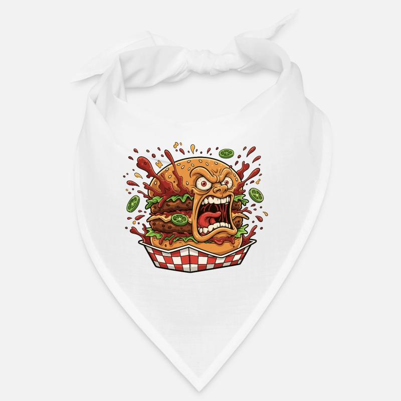 Wütender Burger Splash Bandana