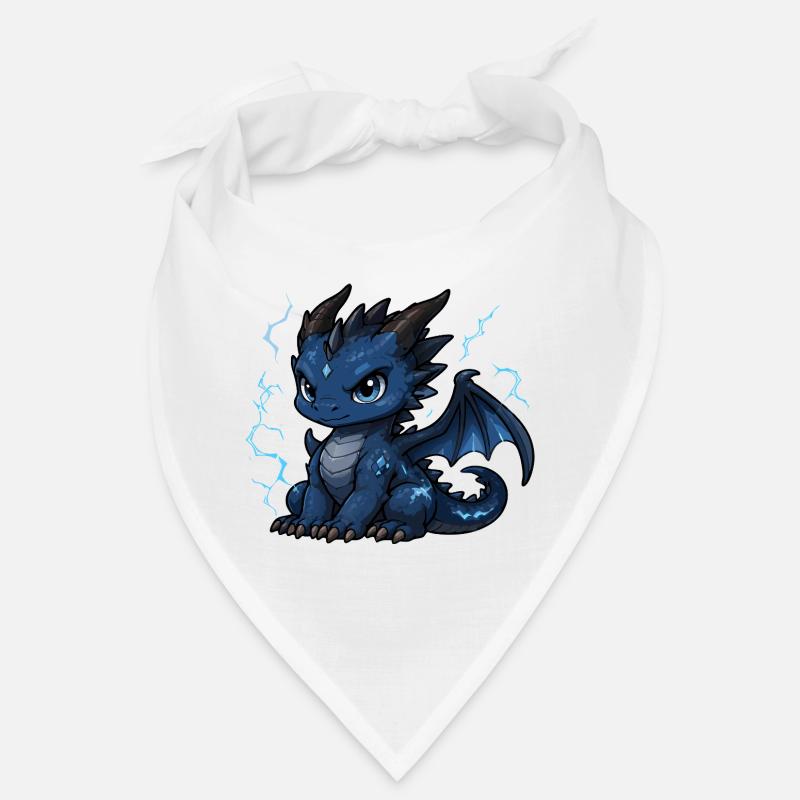 Blue Lightning Dragon Bandana