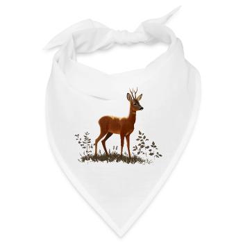 Rehbock - Bandana - Weiß - Vorne