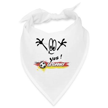  Fußball Event Germany - Bandana - Weiß - Vorne