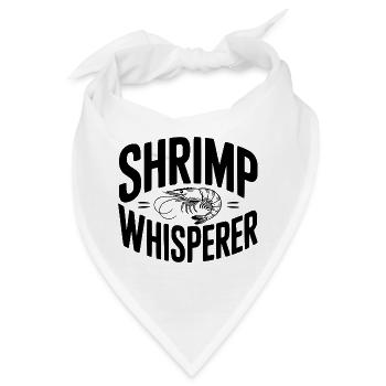 Shrimp Whisperer - Bandana - Weiß - Vorne