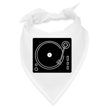 DJ-Plattenspieler - Bandana - Weiß - Vorne