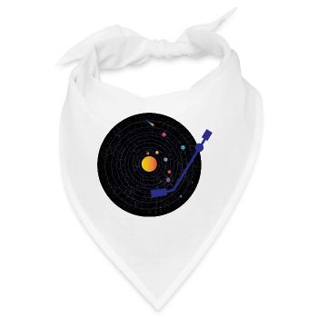 Vinyl - Bandana - Weiß - Vorne