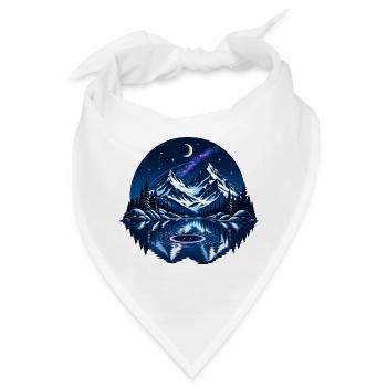 Das Bergsee-Portal - Bandana - Weiß - Vorne