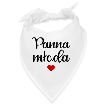 Polnische Braut - Bandana - Weiß - Vorne