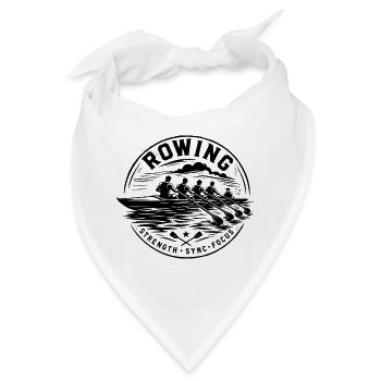 Rudern Team - Bandana - Weiß - Vorne