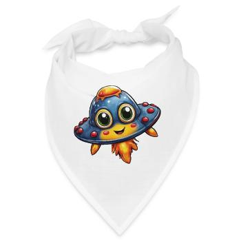 Kinder UFO  - Bandana - Weiß - Vorne