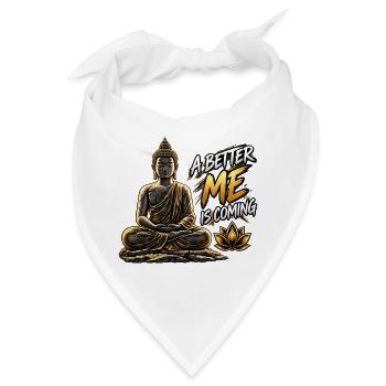 Besseres Ich kommt Buddha - Bandana - Weiß - Vorne